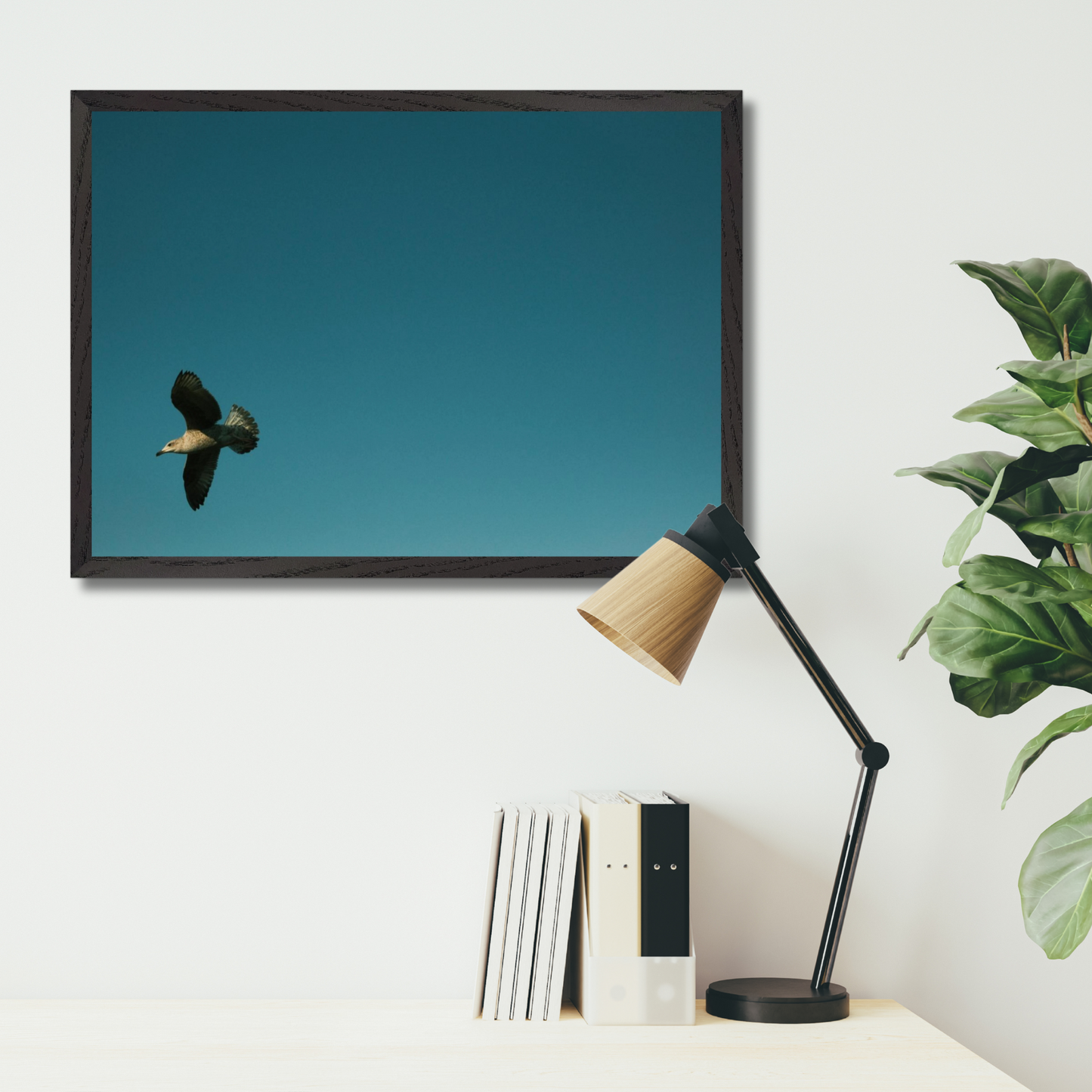 GULL Framed Print in A3 + A2